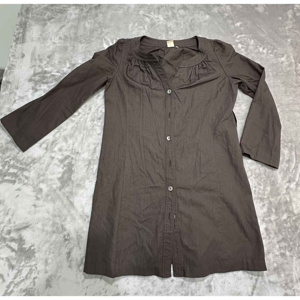 Vintage Holonic's Jiffies Dress Women's Brown Size 1 Knee-Length French 1960's